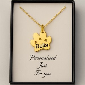 Teeny Tiny Paw Necklace